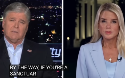 Pam Bondi has a warning for the creator of ICE tracking app